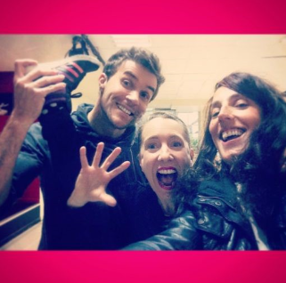 Selfie de Sonia Duchesne, Eric et Andréa