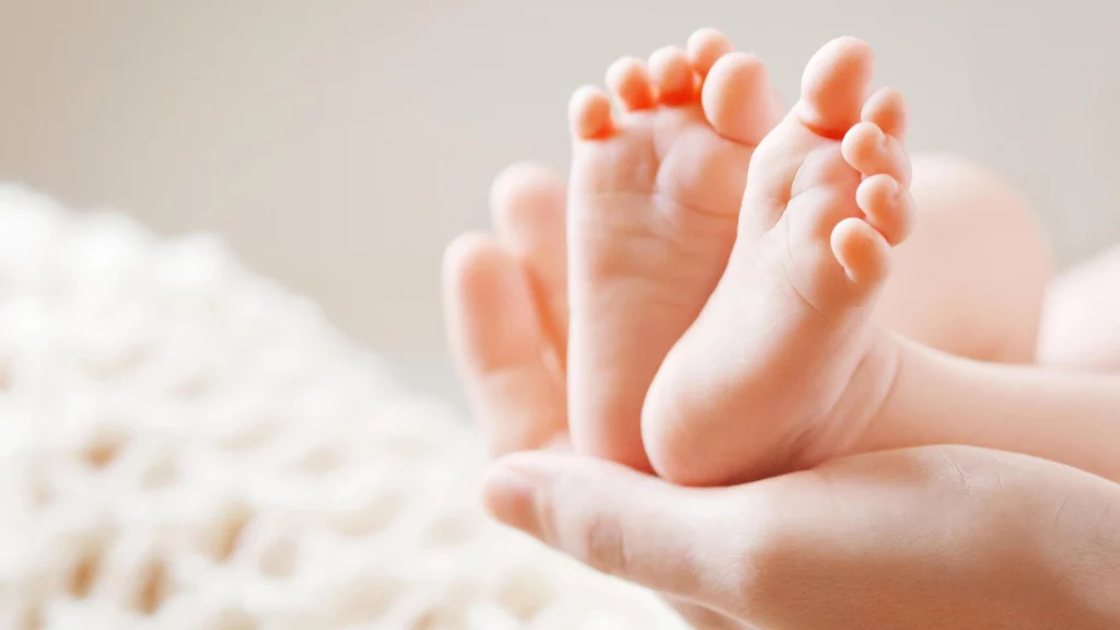Image de pied de bébé